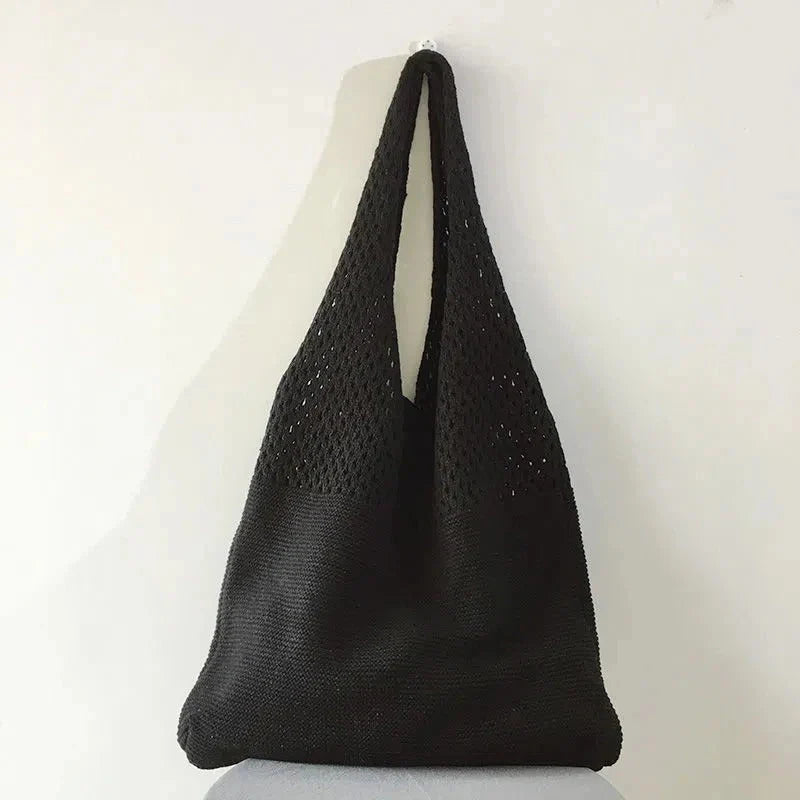 Mesh-Knit Shoulder Bag