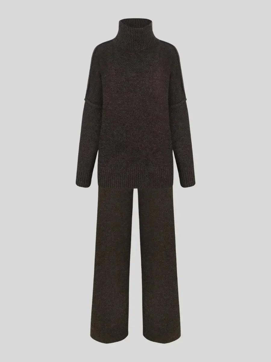 Elif | Knit Trousers with Tailored Detail