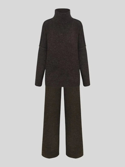 Elif | Knit Trousers with Tailored Detail