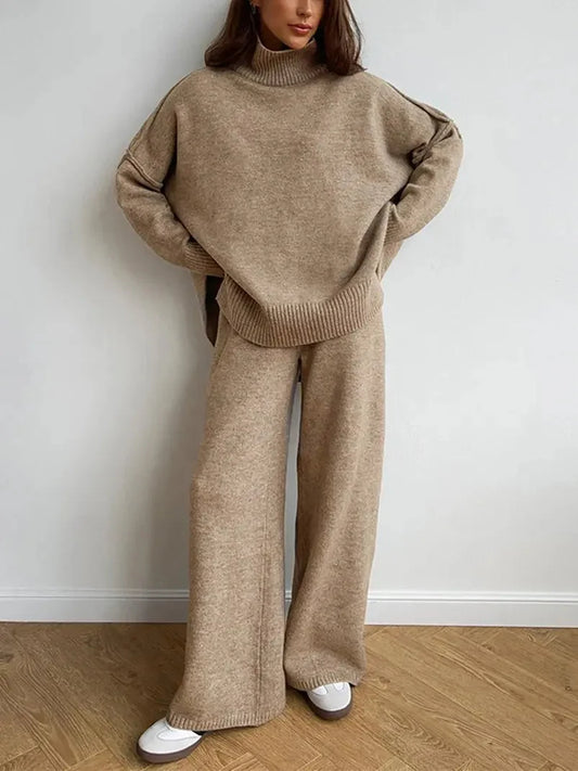 Elif | Knit Trousers with Tailored Detail