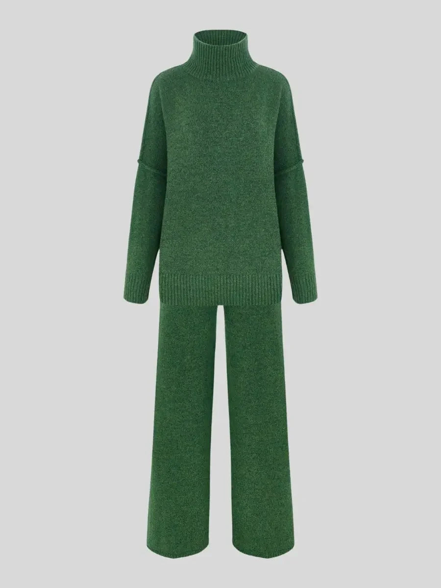 Elif | Knit Trousers with Tailored Detail