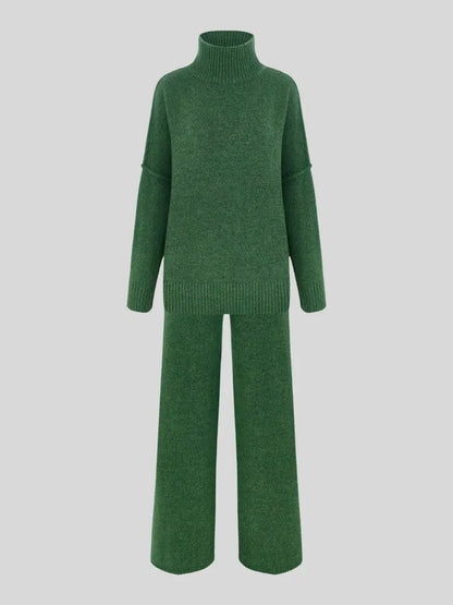 Elif | Knit Trousers with Tailored Detail