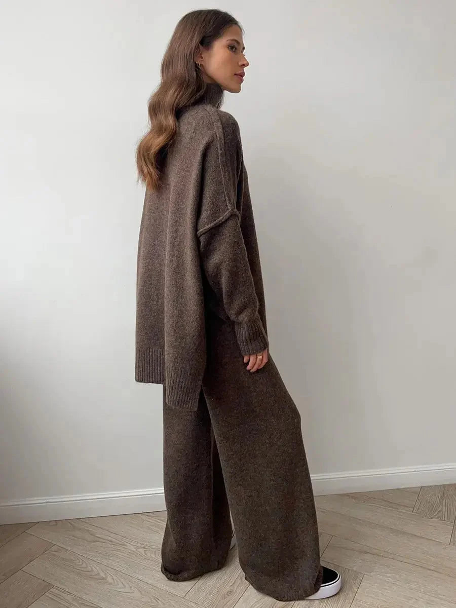 Elif | Knit Trousers with Tailored Detail
