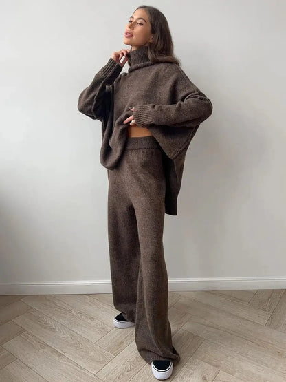 Elif | Knit Trousers with Tailored Detail