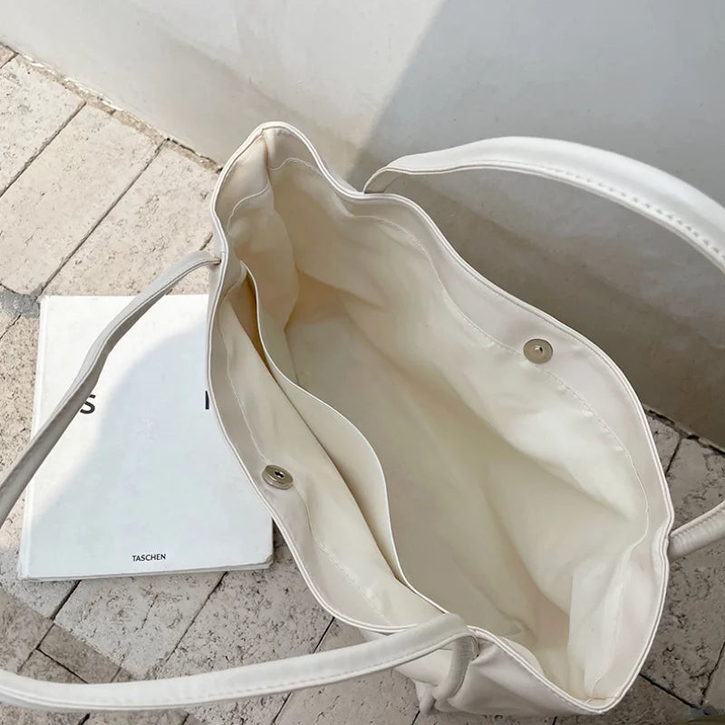 Soft Leather-Look Everyday Tote