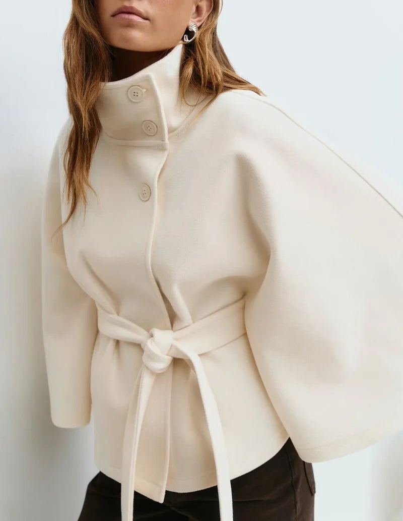 Belted Cape Coat