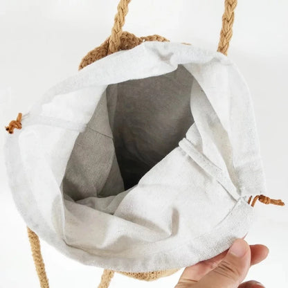 Scalloped Knit Tote