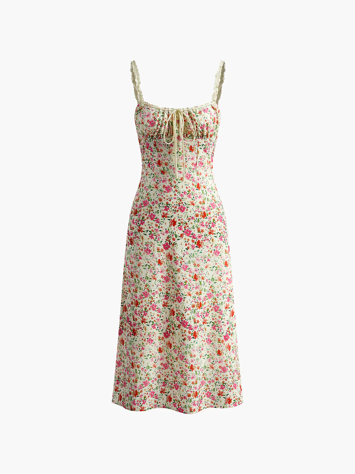 Floral Midi Dress – Elegant Summer Occasion