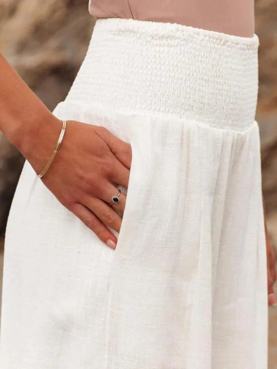Wide-Leg Pants - Beach