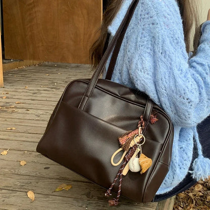 Soft Leather-Look Everyday Tote