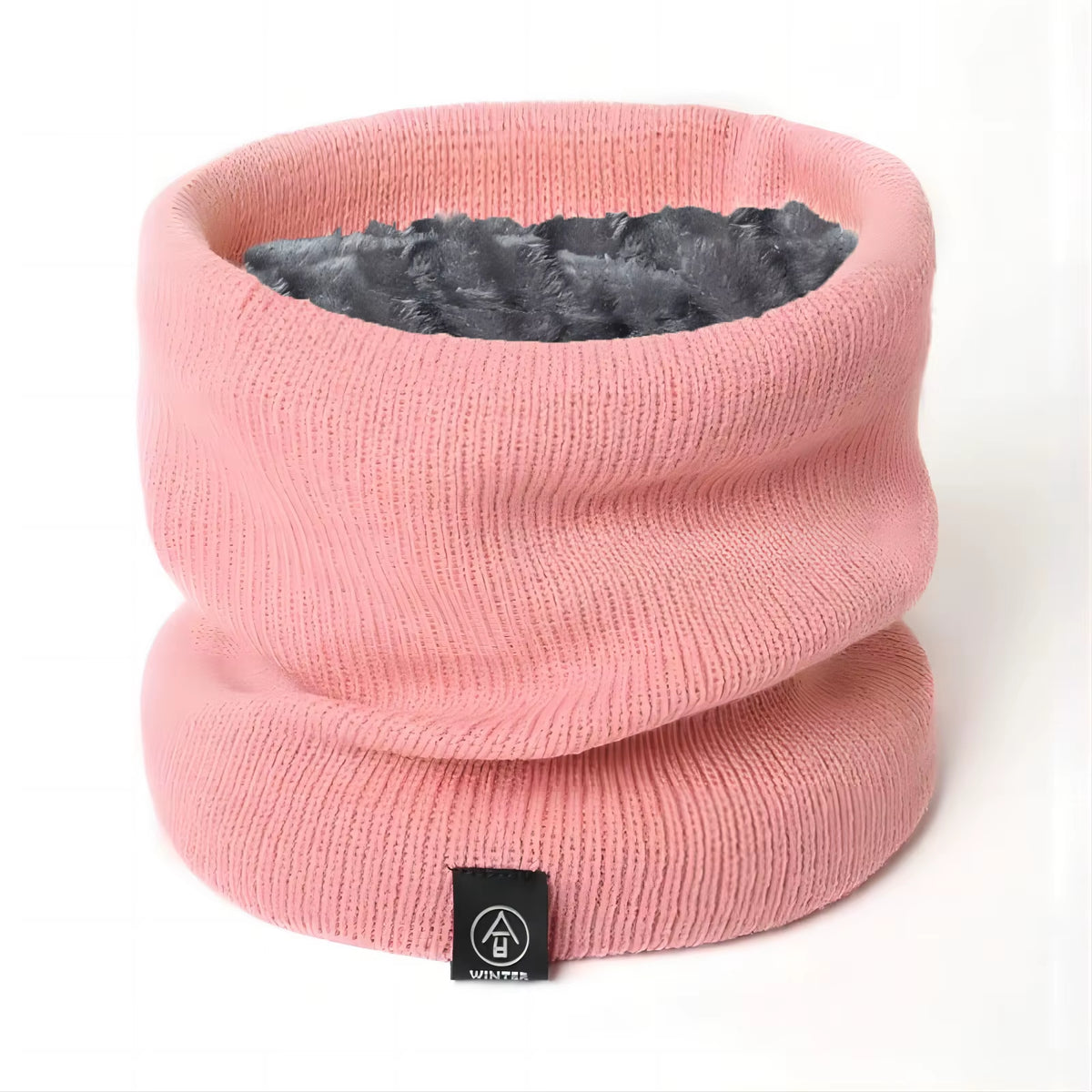Fleece-Lined Knit Neck Snood