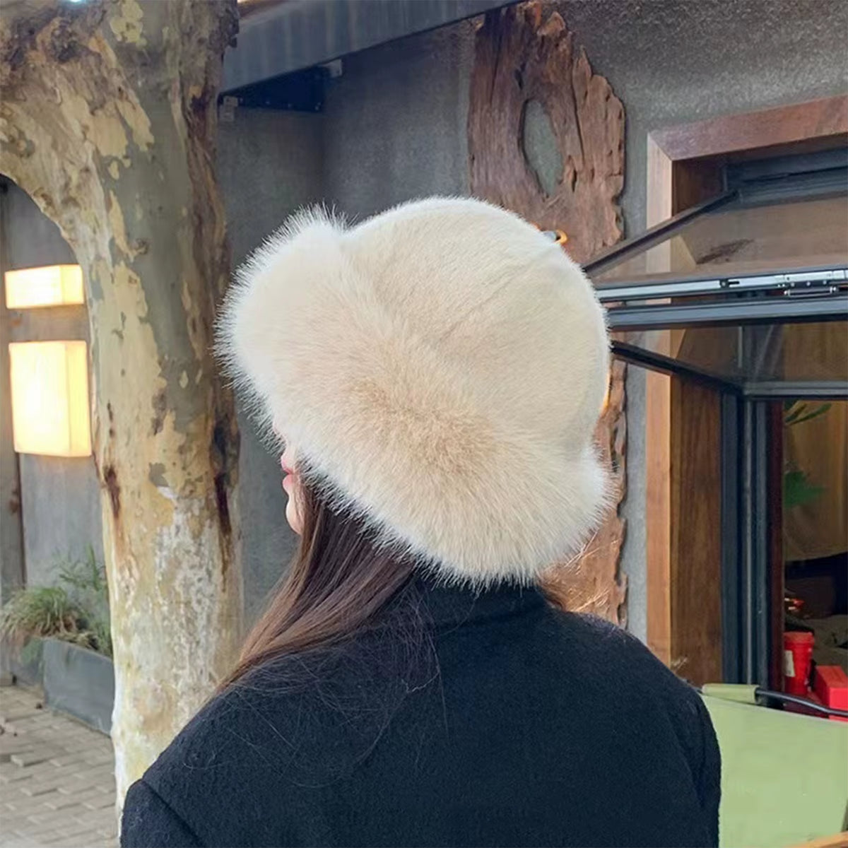 Fluffy Faux-Fur Cossack Hat