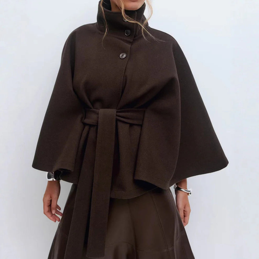 Belted Cape Coat