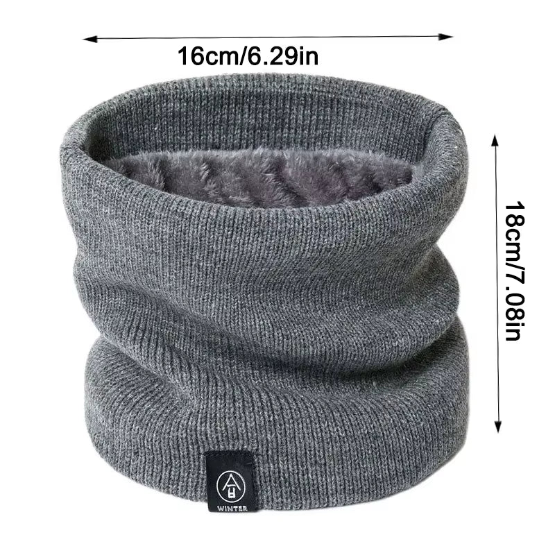 Fleece-Lined Knit Neck Snood