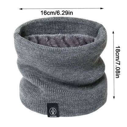 Fleece-Lined Knit Neck Snood