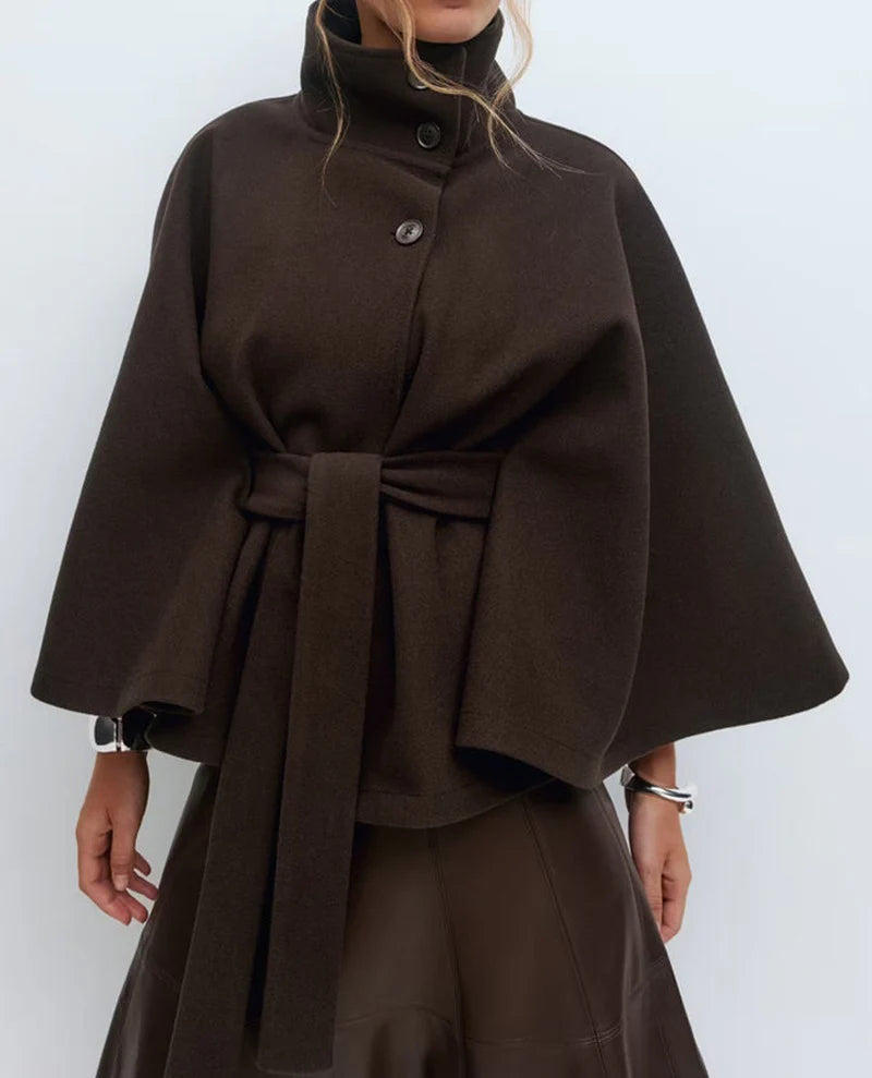 Belted Cape Coat
