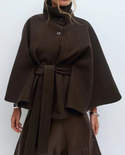 Belted Cape Coat