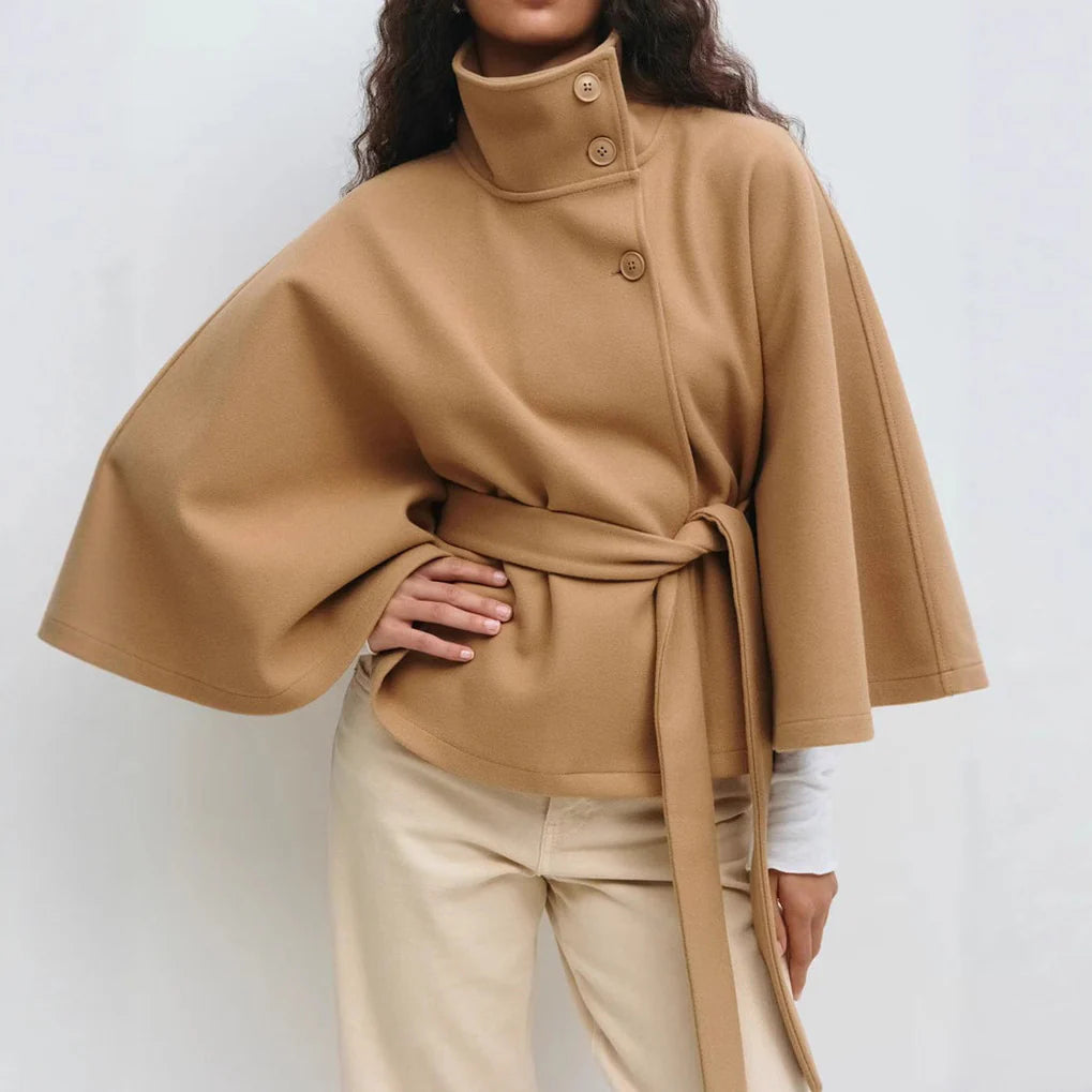 Belted Cape Coat