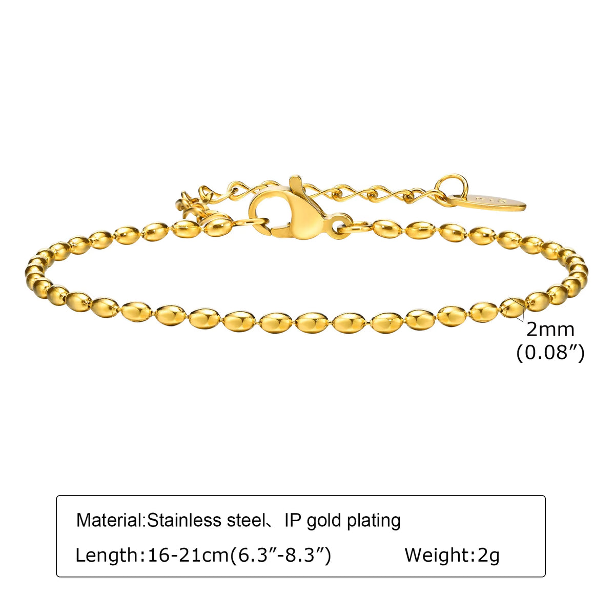 Dainty Gold Stacking Bracelet