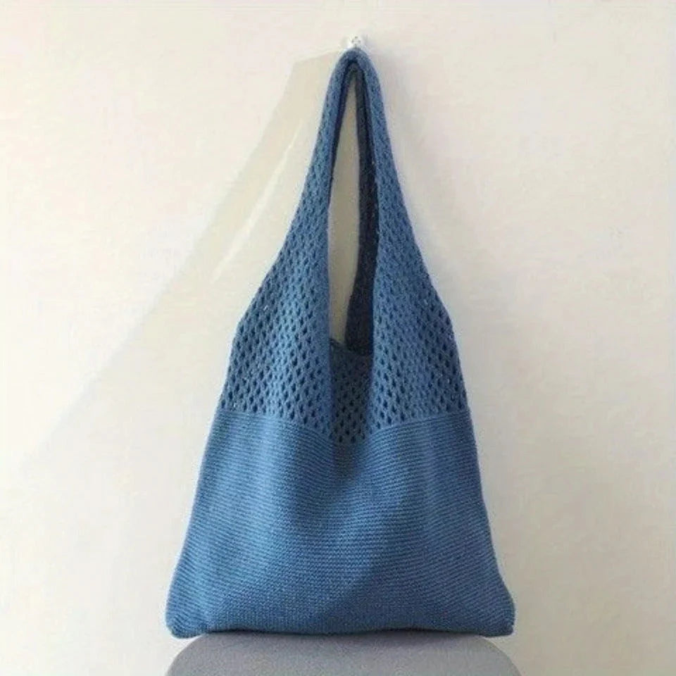 Mesh-Knit Shoulder Bag