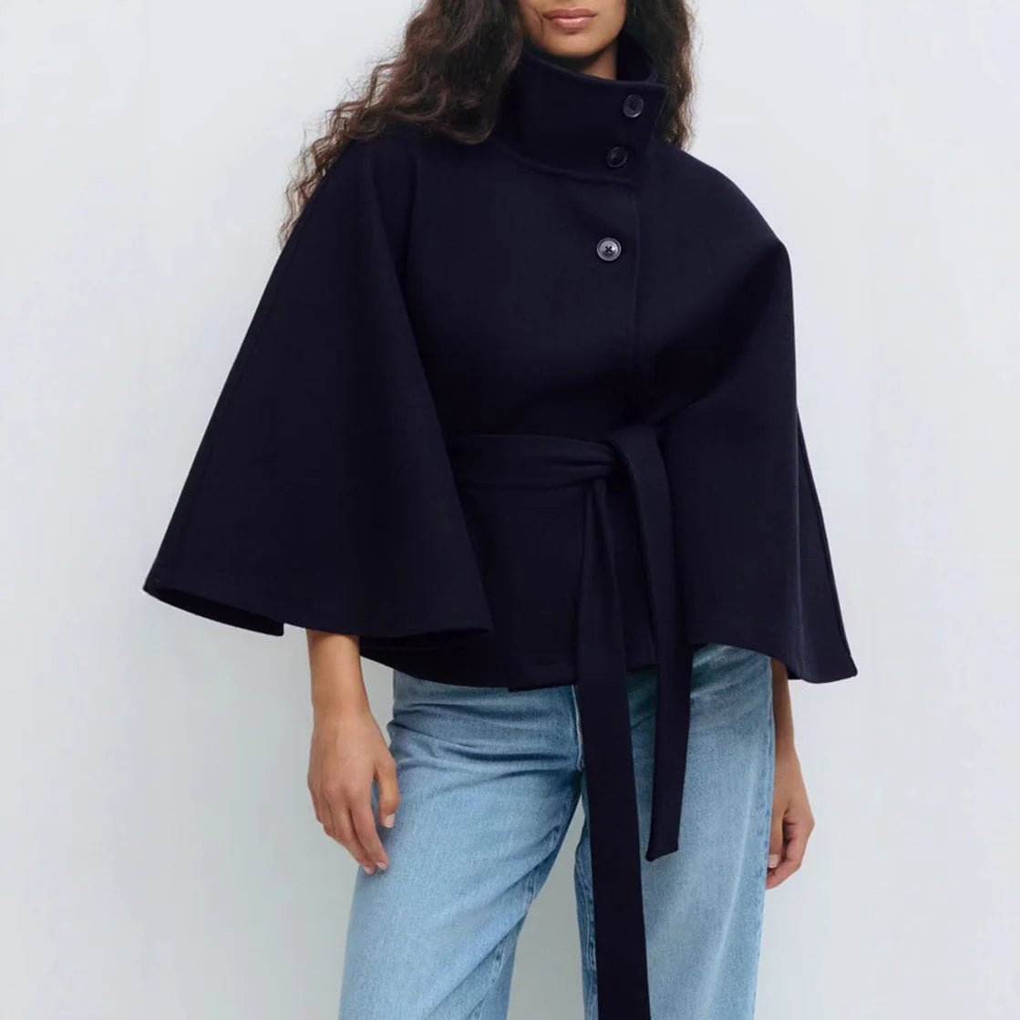 Belted Cape Coat