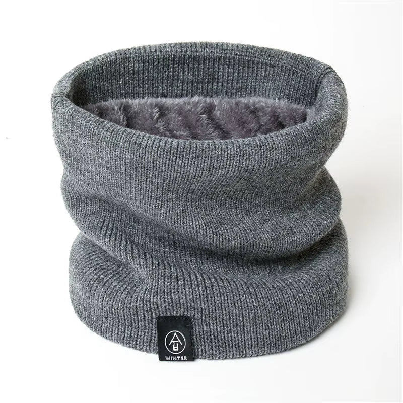 Fleece-Lined Knit Neck Snood