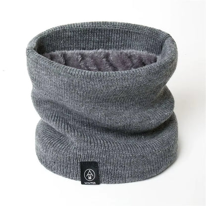 Fleece-Lined Knit Neck Snood