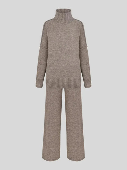 Elif | Knit Trousers with Tailored Detail