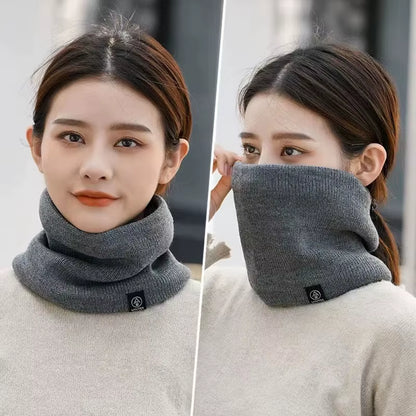 Fleece-Lined Knit Neck Snood