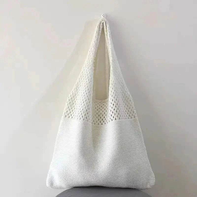 Mesh-Knit Shoulder Bag